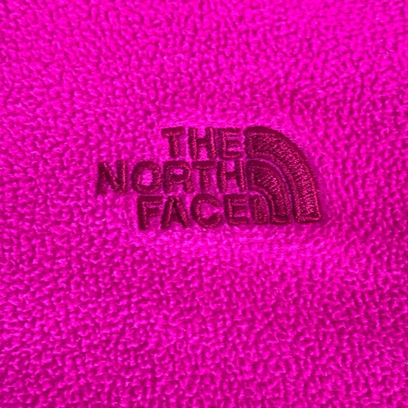 The North Face pink quarter zip fleece size large - Picture 3 of 5